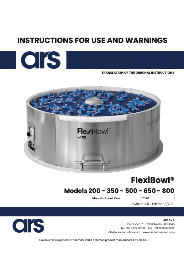 Ars Automation FlexiBowl 200 Unchained Robotics