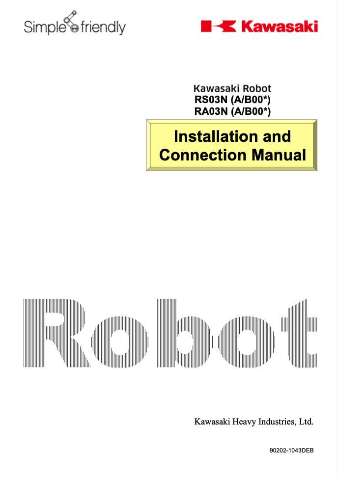 ロザーナ Kawasaki Robotics RS003N - Unchained Robotics